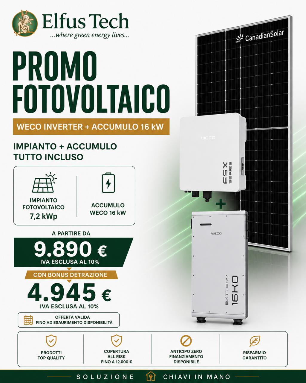 Weco Inverter + Accumulo 16 kW