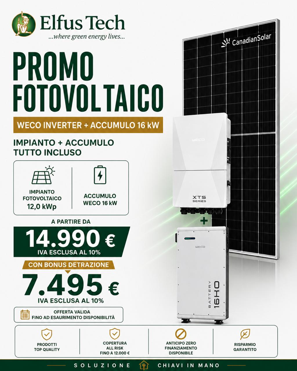 Weco Inverter + Accumulo 16 kW